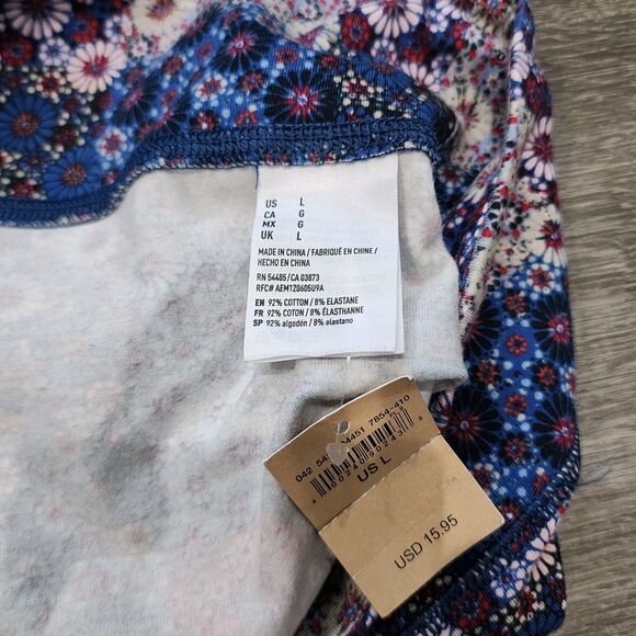 American Eagle Outfitters Floral Multicolor Sport Short  Sz Large - Picture 5 of 6